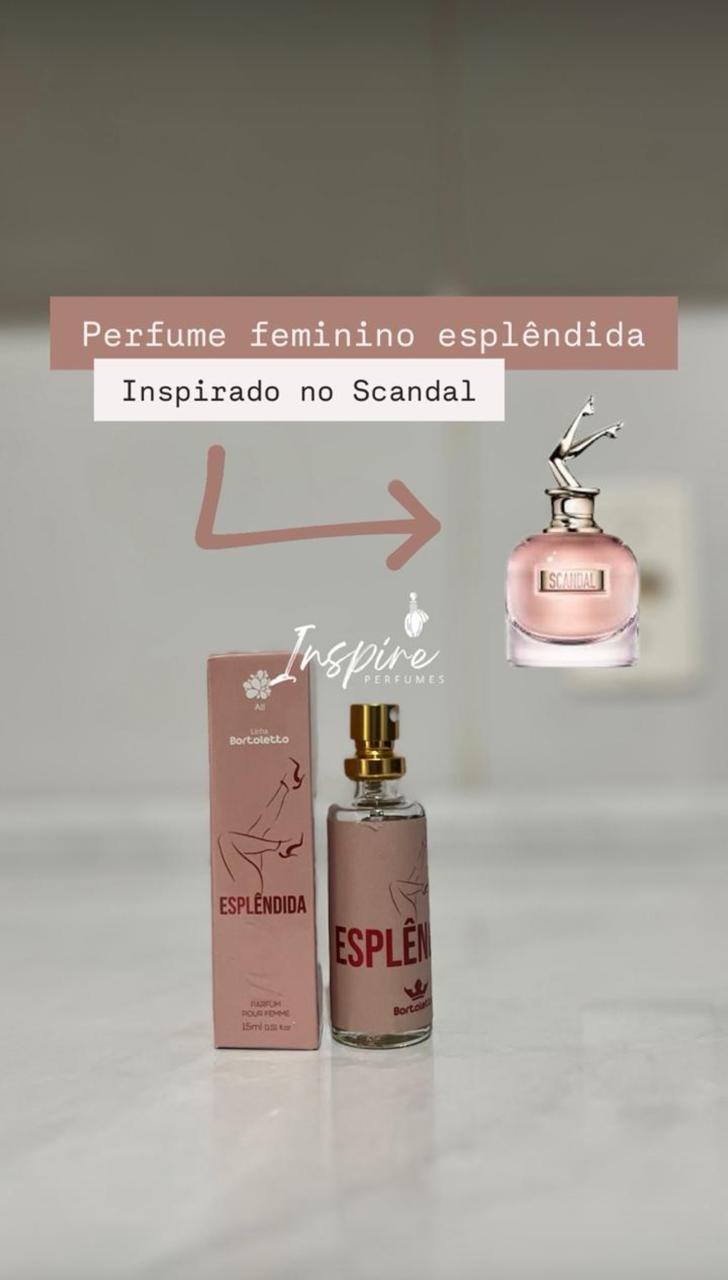 Esplêndida Bortoletto - perfume de bolso mais vendido para revenda no carro