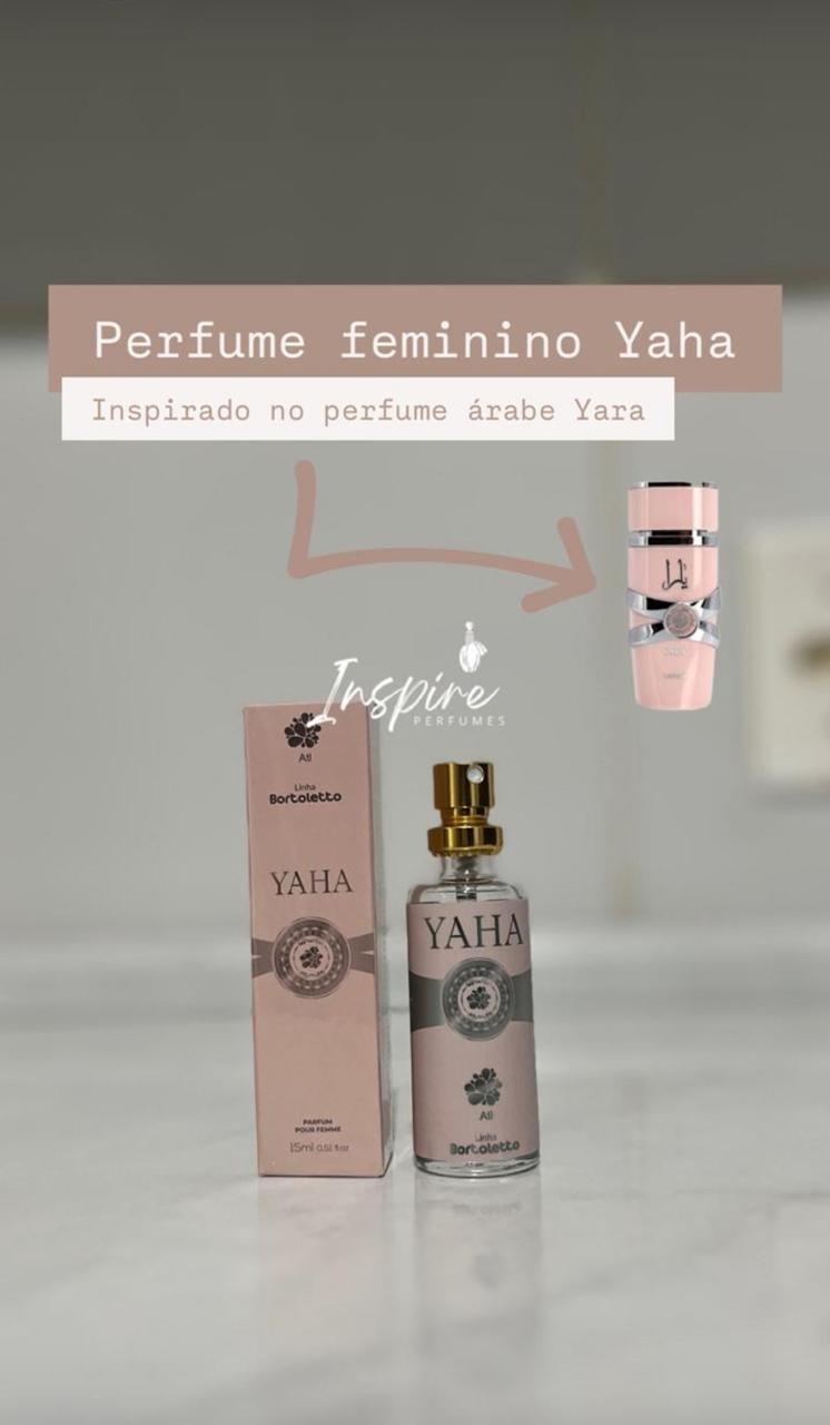 Yaha Bortoletto - perfume de bolso feminino para revenda