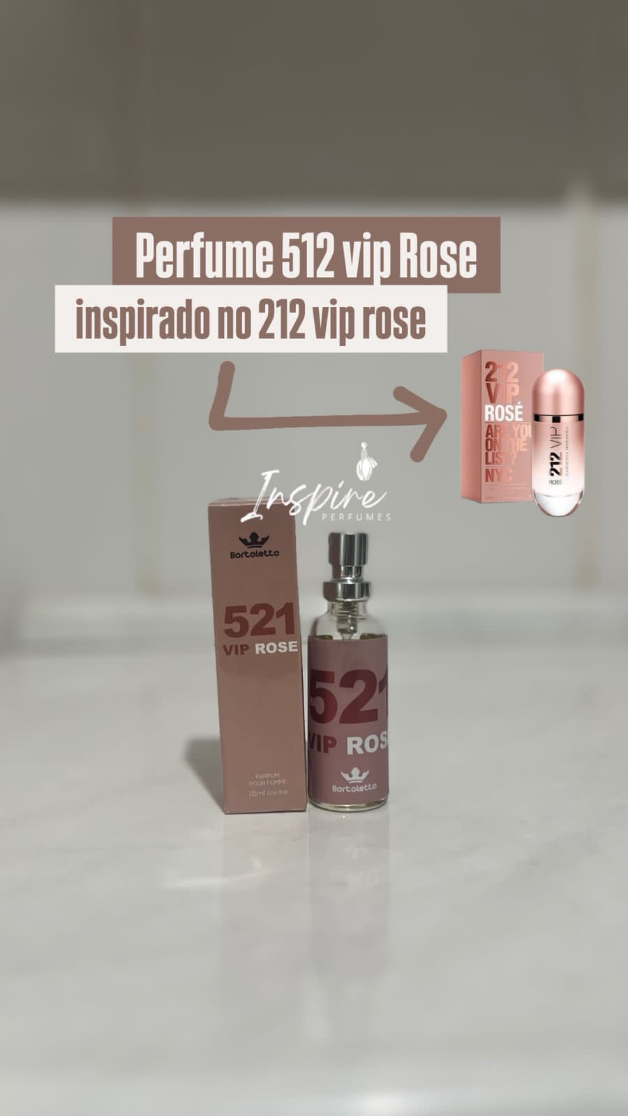 512 Vip Rose – inspirado no 212 Vip Rose